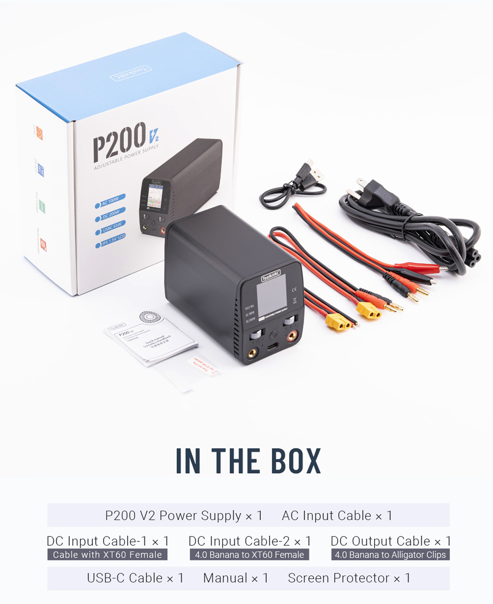 ToolkitRC P200 V2 Power Supply - Programmable Dc Power Supply 30V 10A recension och pris